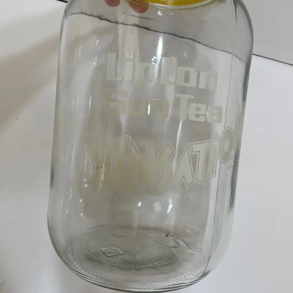 VINTAGE LIPTON SUN TEA SUNSATIONAL‎ GLASS CONTAINER